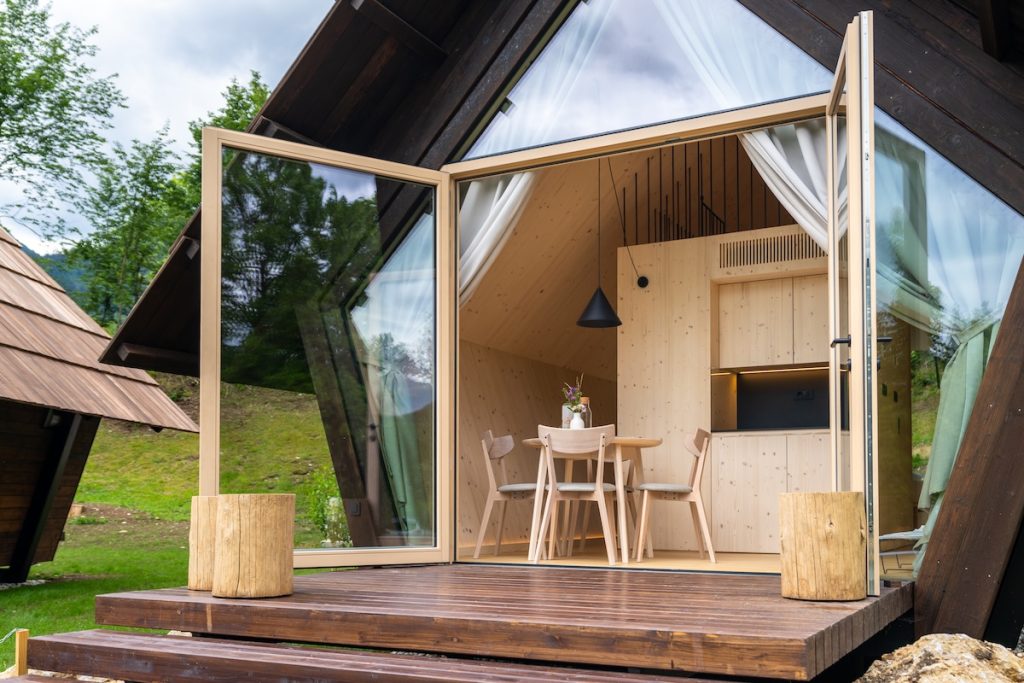 Glamping hiške v kampu Danica
